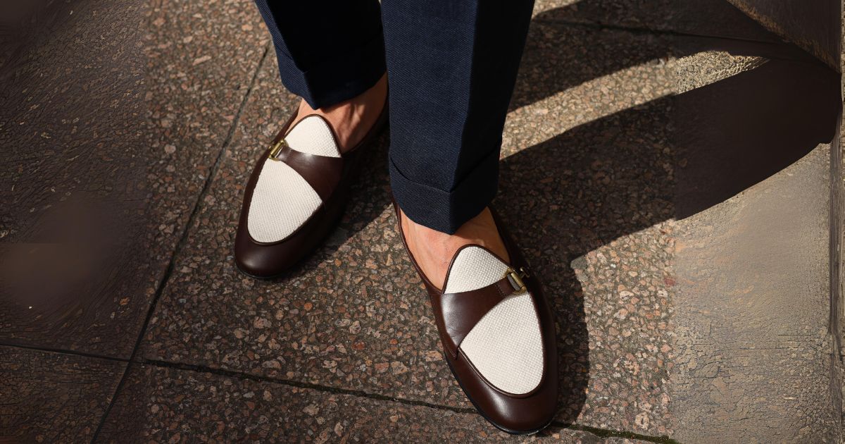 Brown loafers for men made by Superglamourous