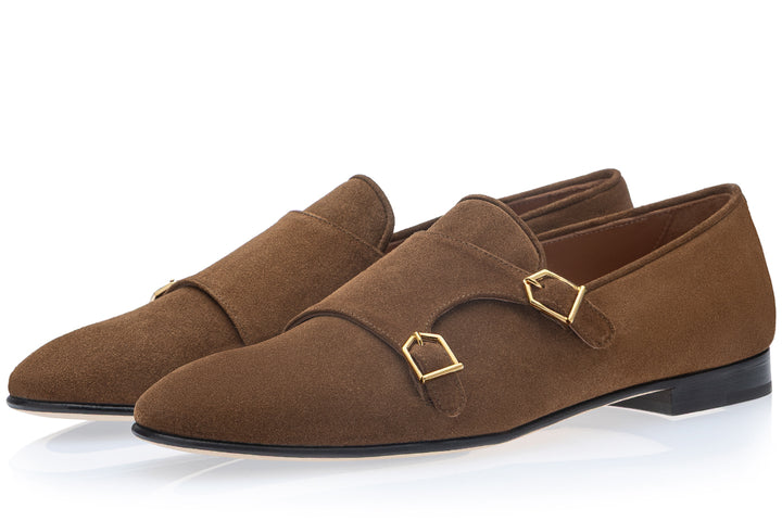ODILON VELUKID TOBACCO LOAFERS