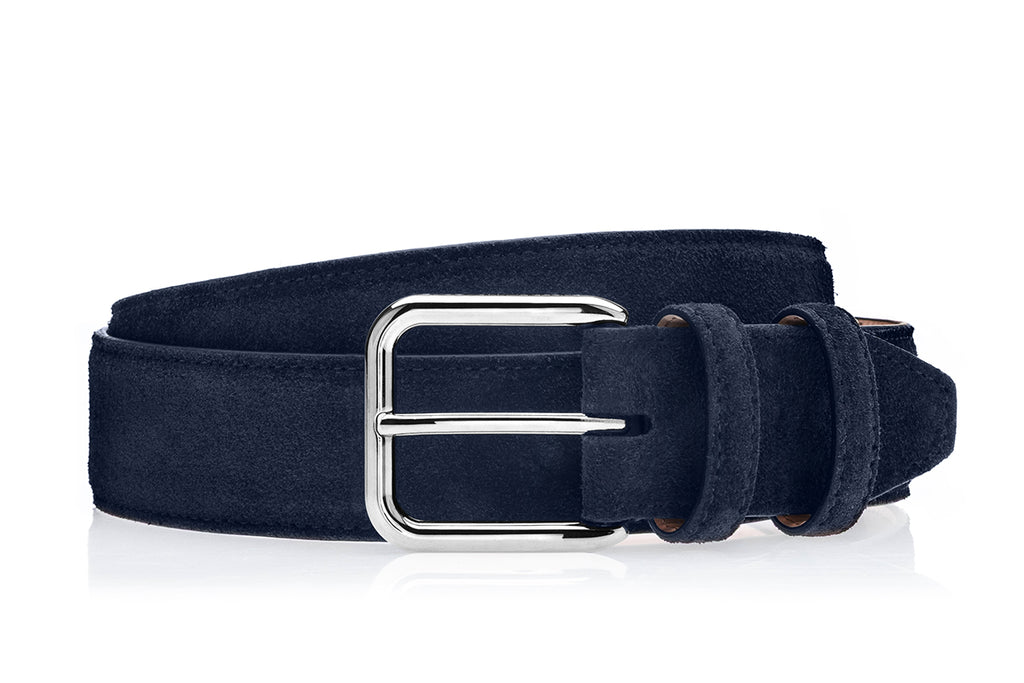 BELMONT SUEDE NAVY BELT