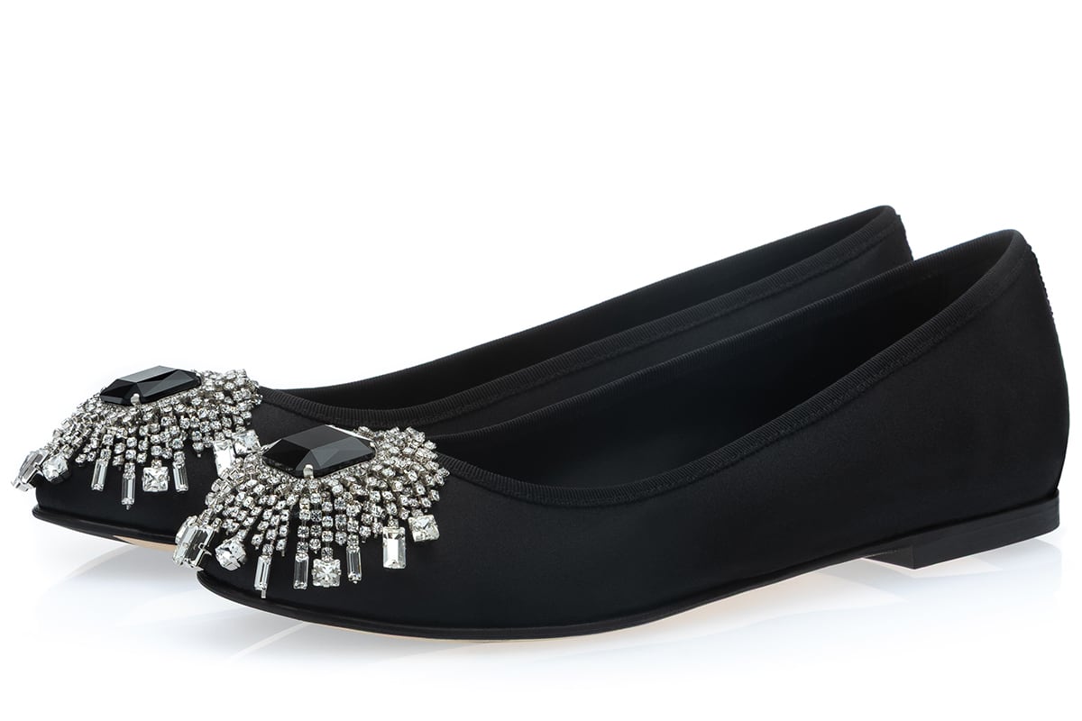 JUPITER SATIN BLACK BALLET WOMAN