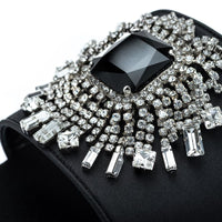 JUPITER SATIN BLACK SANDAL WOMAN | Image 5