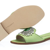 JUPITER SATIN PERIDOT SANDAL WOMAN | Image 2