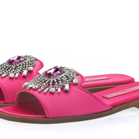 JUPITER SATIN PINK SANDAL WOMAN | Image 1