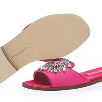 JUPITER SATIN PINK SANDAL WOMAN | Image 2