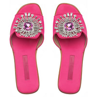 JUPITER SATIN PINK SANDAL WOMAN | Image 4