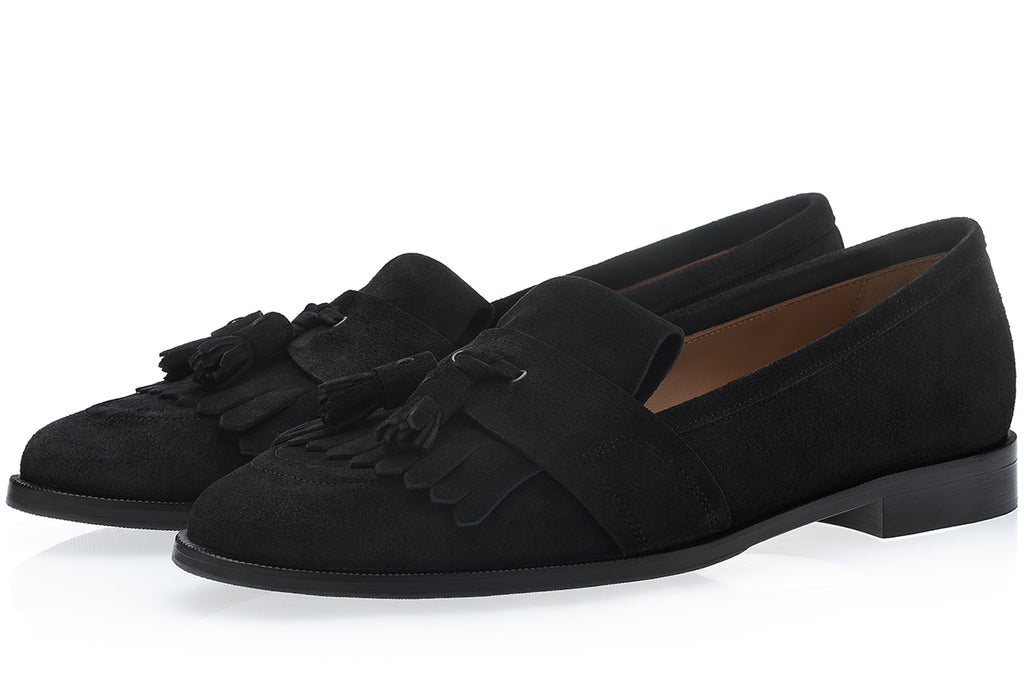 ROMEO GORAIN BLACK LOAFERS