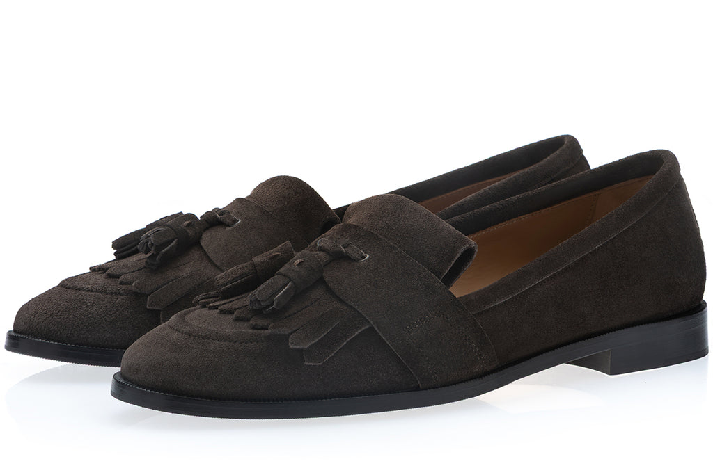 ROMEO GORAIN COCOA LOAFERS