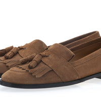 ROMEO GORAIN TOBACCO LOAFERS | Image 1