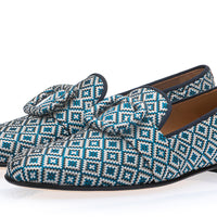 SAVOY BODRUM BLUE SLIPPERS | Image 1