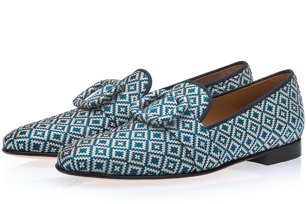 SAVOY BODRUM BLUE SLIPPERS