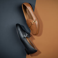 TANGERINE 16 GUANTO NAVY BELGIAN LOAFERS | Image 6