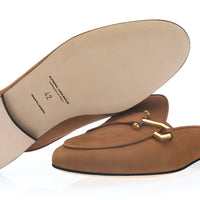 TANGERINE 16 NABUK TOBACCO MULES | Image 2