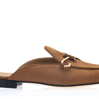 TANGERINE 16 NABUK TOBACCO MULES | Image 3