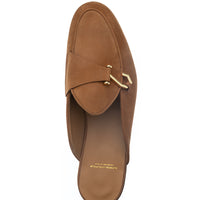 TANGERINE 16 NABUK TOBACCO MULES | Image 4