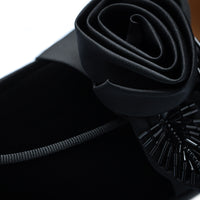 TANGERINE 17 VELOUR BLACK BELGIAN LOAFERS | Image 5