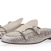 TANGERINE 7 CROCOSUEDE HIMALAYAN MULES | Image 1