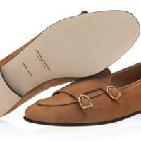 TANGERINE 7 VELUKID COGNAC BELGIAN LOAFERS | Image 2