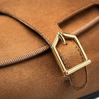 TANGERINE 7 VELUKID COGNAC BELGIAN LOAFERS | Image 5