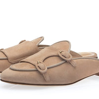 TANGERINE 7 W SUEDE BEIGE MULES WOMAN | Image 1