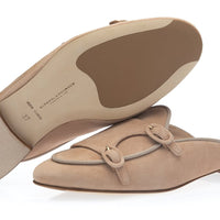 TANGERINE 7 W SUEDE BEIGE MULES WOMAN | Image 2