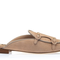 TANGERINE 7 W SUEDE BEIGE MULES WOMAN | Image 3