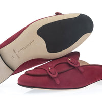 TANGERINE 7 W SUEDE CHERRY MULES WOMAN | Image 2