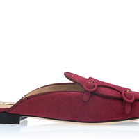 TANGERINE 7 W SUEDE CHERRY MULES WOMAN | Image 3