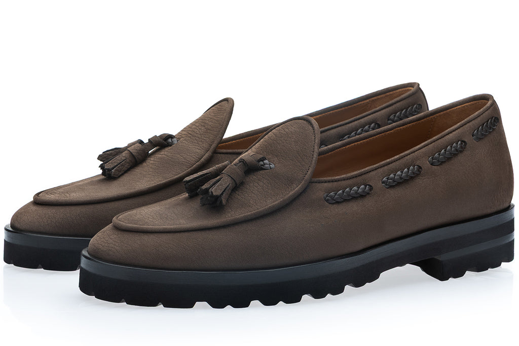 TANGERINE 8-T OREGON COCOA BELGIAN LOAFERS