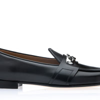 TANGERINE 9.2 NAPPA BLACK BELGIAN LOAFERS | Image 3