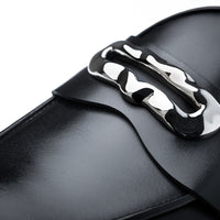 TANGERINE 9.2 NAPPA BLACK BELGIAN LOAFERS | Image 5