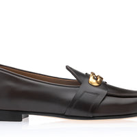 TANGERINE 9.2 NAPPA COCOA BELGIAN LOAFERS | Image 3
