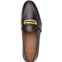 TANGERINE 9.2 NAPPA COCOA BELGIAN LOAFERS | Image 4