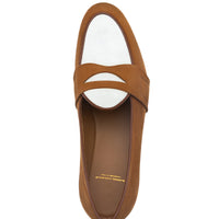 TANGERINE 9.3 VELUKID COGNAC BELGIAN LOAFERS | Image 4