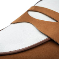 TANGERINE 9.3 VELUKID COGNAC BELGIAN LOAFERS | Image 5