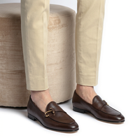 TANGERINE 16 GUANTO COCOA BELGIAN LOAFERS | Image 6