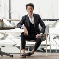 LOUIS MASATO NAVY SLIPPERS Slippers Superglamourous | Image 7