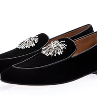 DIVINE VELOUR BLACK SLIPPERS Slippers Superglamourous | Image 1