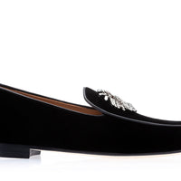 DIVINE VELOUR BLACK SLIPPERS Slippers Superglamourous | Image 3