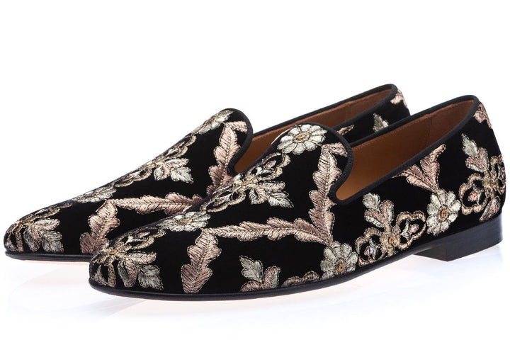 KABAH 3289 BLACK SLIPPERS Slippers Superglamourous