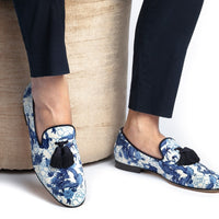 LOUIS CHINOISE NAVY SLIPPERS Slippers Superglamourous | Image 6