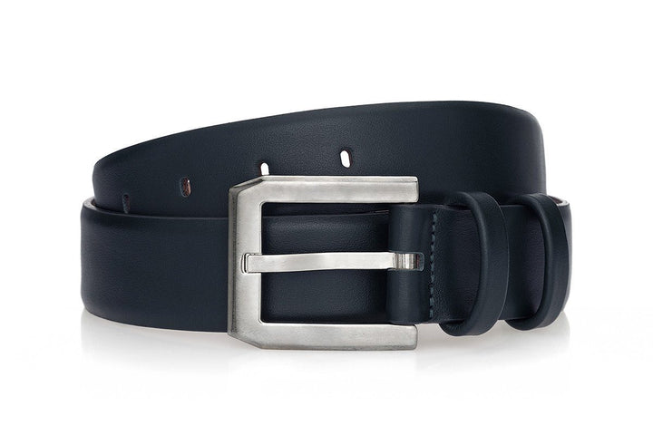 CREVEL NAPPA NAVY BELT Belts Superglamourous