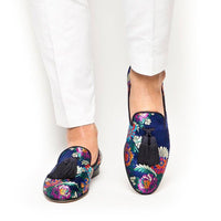 LOUIS KORELA NAVY SLIPPERS Slippers Superglamourous | Image 4