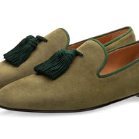 LOUIS VELUKID SAGE SLIPPERS Private Sale Superglamourous | Image 1