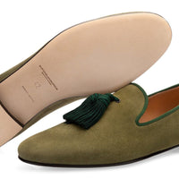 LOUIS VELUKID SAGE SLIPPERS Private Sale Superglamourous | Image 2