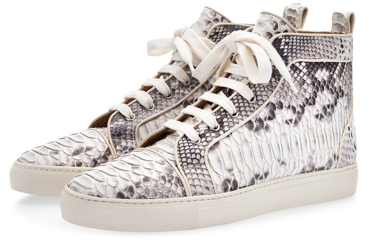 MAXIME PYTHON STONE HIGH TOP Sneakers Superglamourous