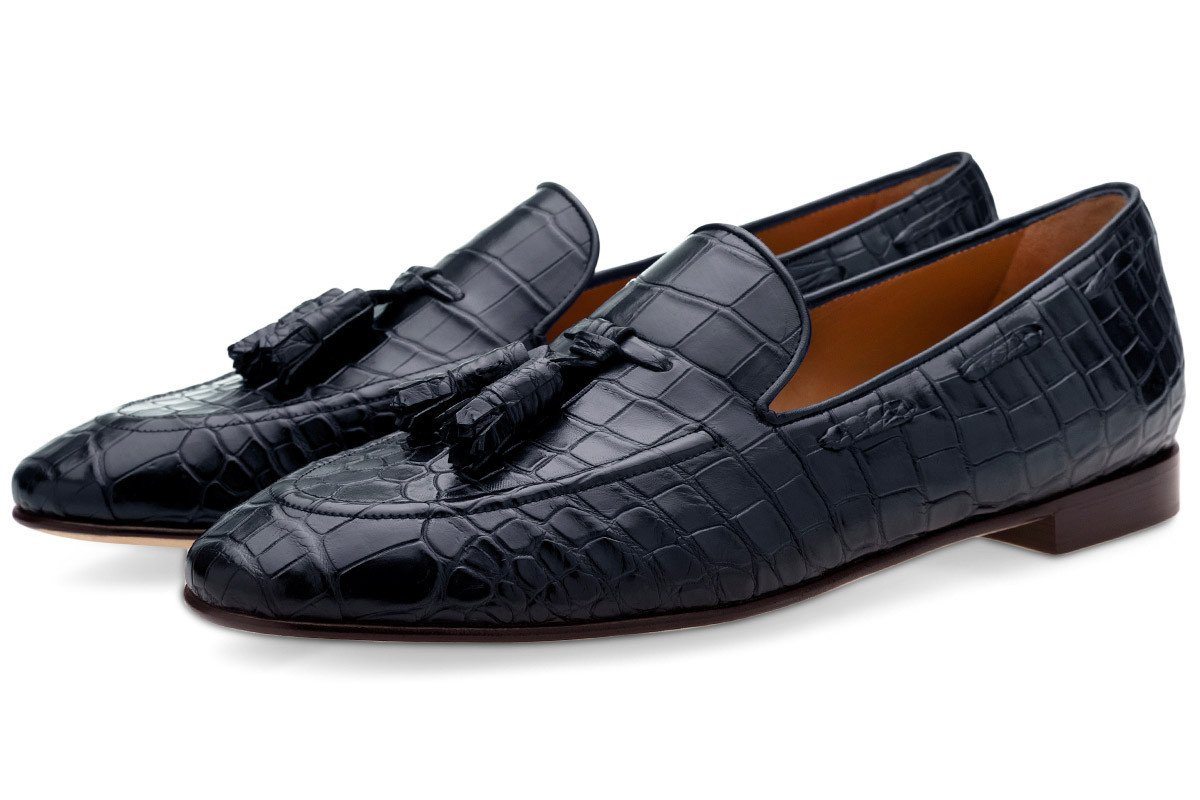 PHILIPPE MISSISSIPPI NAVY LOAFERS Loafers Superglamourous