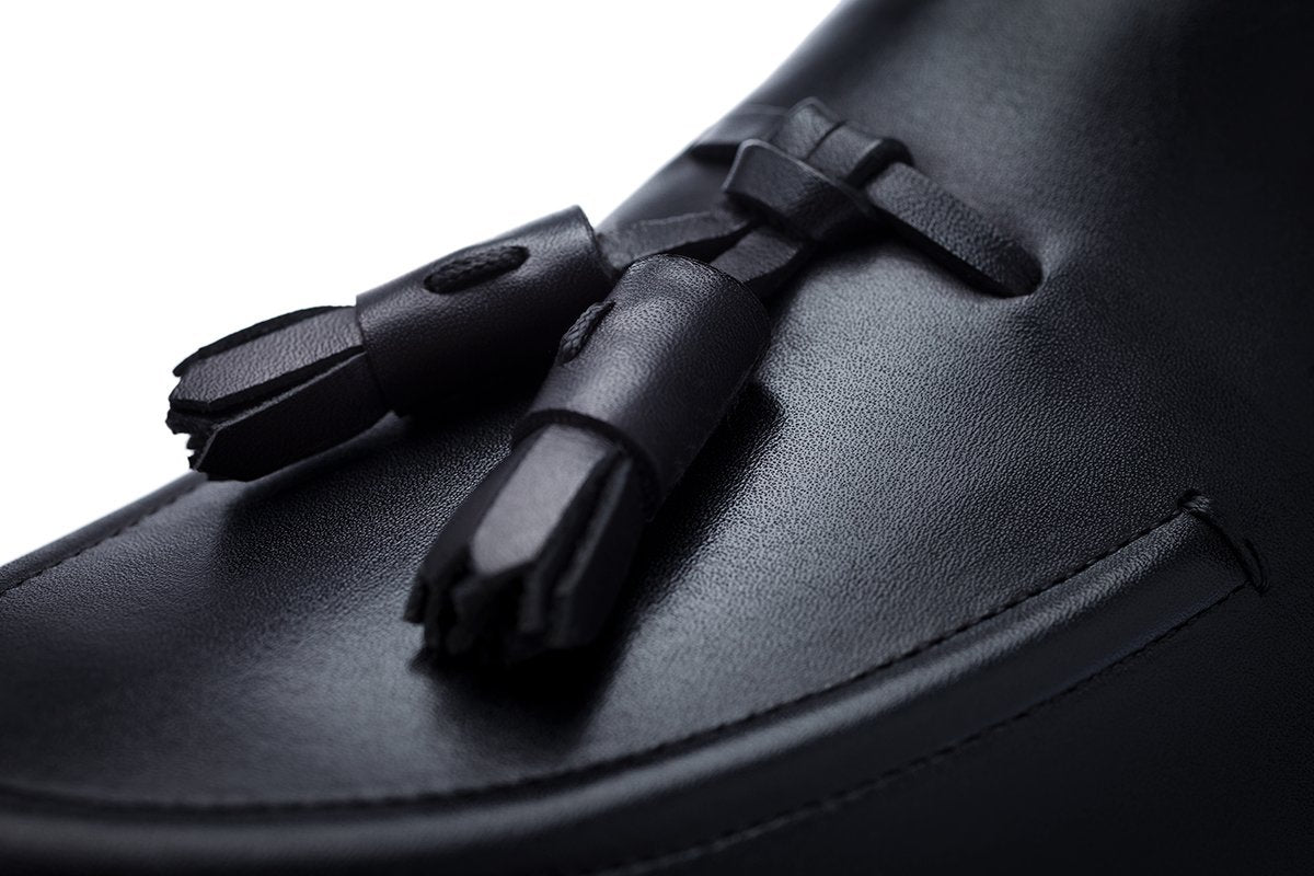 SUPERGLAMOUROUS PHILIPPE NAPPA BLACK LOAFERS PHILIPPE NAPPA NAVY A shape that stays. A colour that  main image 3