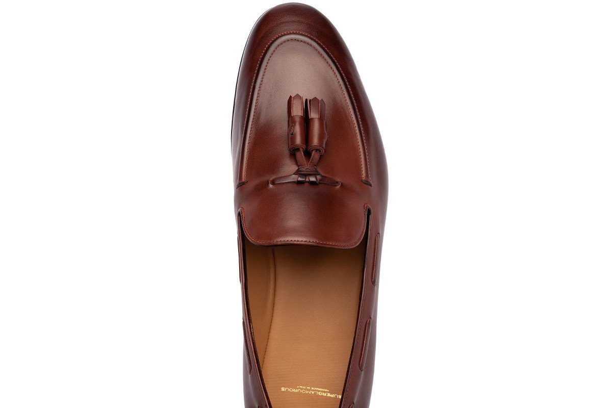 Philippe Nappa brown loafers, Brown loafers mens shoes, Tassel loafers ...