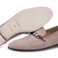 SELMAN VELUKID TAUPE LOAFERS Hidden Superglamourous | Image 2