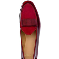TANGERINE 3 BRUSHED BURGUNDY BELGIAN LOAFERS Private Sale Superglamourous | Image 3